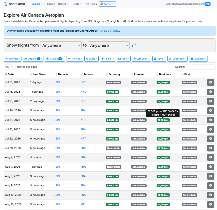 How I Booked 6 Business Class Seats to Europe with Seats.aero explore